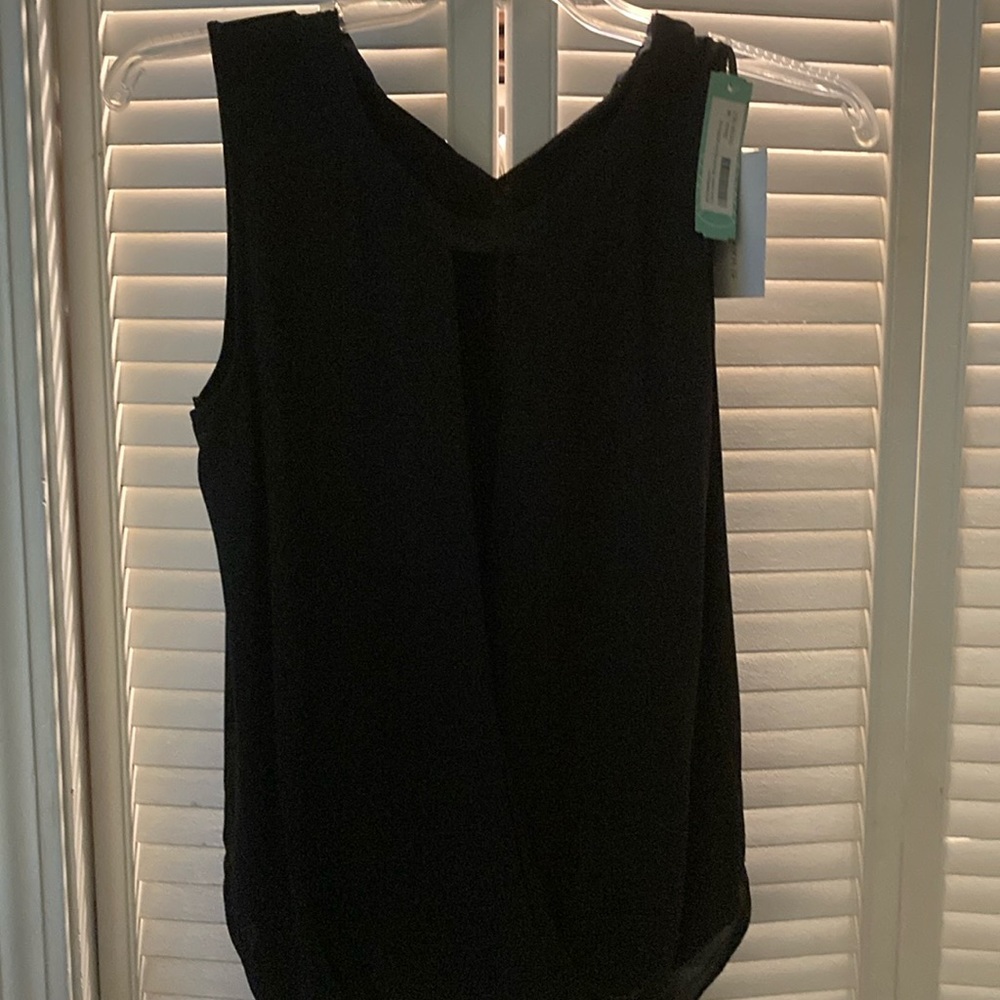 Mixed Material Blouse
